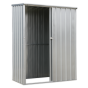 Galvanized Steel Shed 1.5 x 0.8 x 1.9mtr Sliding Door Sealey Part No. GSS150819SL