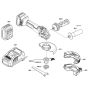 Main Assembly-1 for Bosch GWS