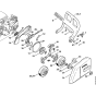 Hand guard & Chain brake Assembly for Stihl MS170 MS170C Chainsaws