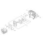 Muffler for ECHO HCA-265ES-HD