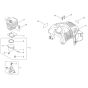 Cylinder, Piston, Crankshaft