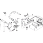 Handle / Throttle Lever Assembly for Honda HHH25S75E Hedgetrimmer