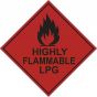 LPG Hazard Warning Label