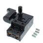 Switch (2P Pillar Type) W/Lock for Hitachi / Hikoki SV12SD, SV12V Orbital Sanders - OEM No. 971667Z