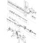 Makita HR2450T Main Assembly