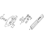 Stihl HS242 Gearbox & Blade