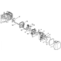 HS45 Air Filter Spacer Assembly