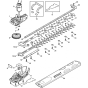 Stihl HSA56 Gear Head Parts