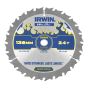 Weldtec Cordless Circular Saw Blade 136 x 10mm x 24T ATB C by IRWIN - 1897391
