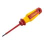 VDE Pro Comfort Screwdriver Pozi PZ0 x 80mm by IRWIN - 1951867