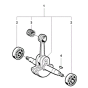 Crankshaft Assembly for K650
