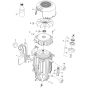Motor Assembly for Karcher HD 6-15 C Pressure Washer