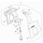 Trigger Handle Assembly for Karcher HDS 6-14-4 CX Pressure Washer