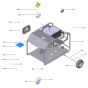 Frame Assembly for Karcher HDS 8-20 DE Pressure Washer
