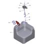 Fuel Tank Assembly for Karcher HG 64 Pressure Washer