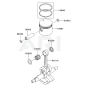 Piston & Crankshaft for KBL35B