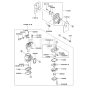 Carburettor for Kawasaki KCL525A