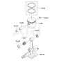 Piston & Crankshaft for KCS525A