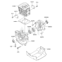 Cylinder/Crankcase for KCS525A