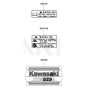 Kawasaki KCS525A Label