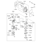 Carburettor for Kawasaki KGT35B