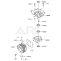 Cylinder/Crankcase for KHDS750A