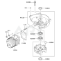 Cylinder & Crankcase for KHS1100A