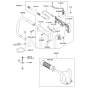Kawasaki KHS1100B Handle
