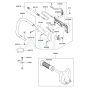 Handle for Kawasaki KHS750B