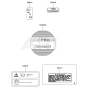 Kawasaki KHS750BC Label