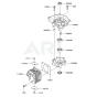 Cylinder & Crankcase for KHSS1100A