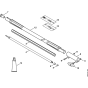 Carbon Drive tube extension 1 m HT-KM, HL-KM for Stihl KM55 KM55C KM55R KM55RC KombiEngine