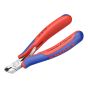Electronic Diagonal End Cutting Nippers Short Head 115mm by Knipex - 64 42 115