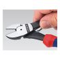 High Leverage Diagonal Cutters Multi Component Grip 200mm by Knipex - 74 02 200 SB