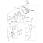Starter for Kawasaki KRB400A