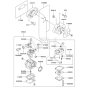 Carburettor for Kawasaki KRB400A