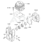Cylinder / Crankcase for KRB450BC