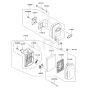 Air Filter/Muffler for KRB700B