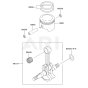 Piston/Crankshaft for KRB700B