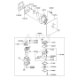 Carburettor for KRB750AC