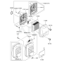 Air Filter & Muffler for KRB750B