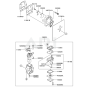 Carburettor for KRB750B