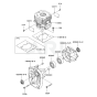 Cylinder/Crankcase for KRB750B