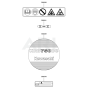 Kawasaki KRB750BC Blower Label