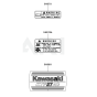 Kawasaki KTF27AC Label