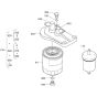 Fuel Filter Assembly for Kubota D1503-M-E3B Engine