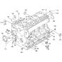 Crankcase Assembly for Kubota V1505-E4B Engine