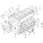Crankcase Assembly for Kubota V1505-T-B Engine