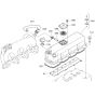 Head Cover Assembly for Kubota V2403-M-E2B Engine