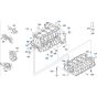 Crankcase Assembly for Kubota V2607-CR-T-E5 Engine